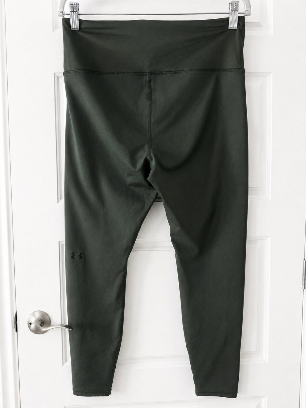 Under Armour Dark Olive Performance Leggings Women’s Size L - Picture 2 of 4